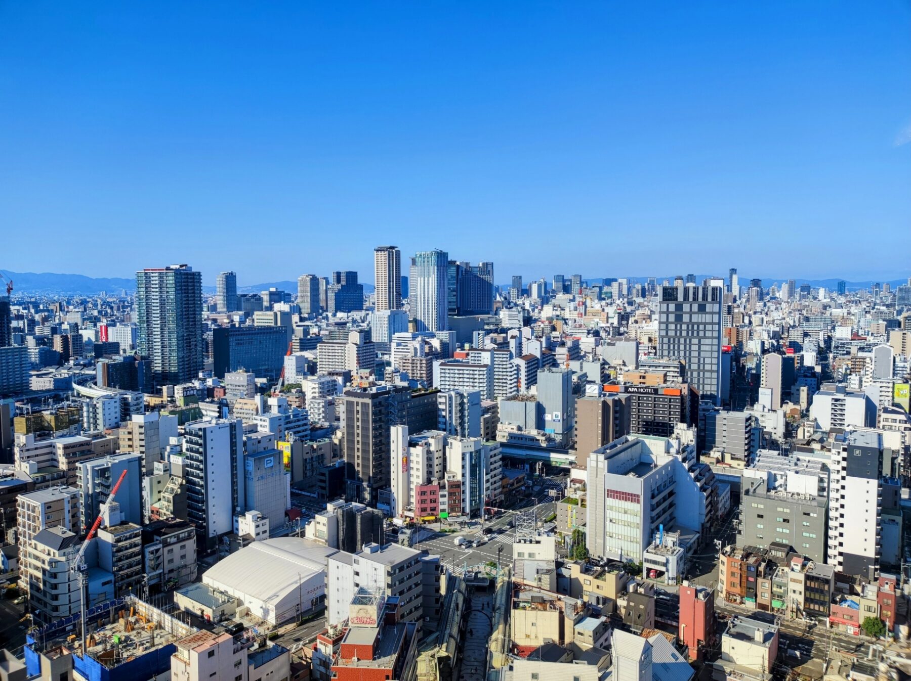 大阪の街並み